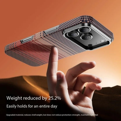 Desert Carbon Saffron Weave Case