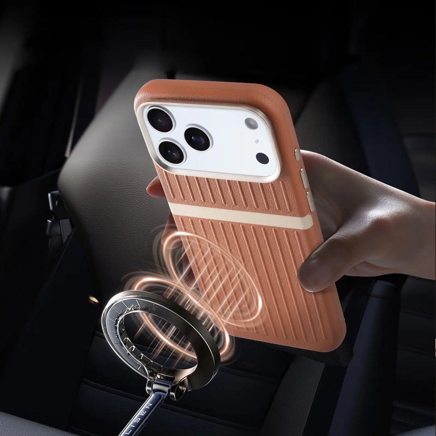 Ridge Band Stripe Hybrid Case