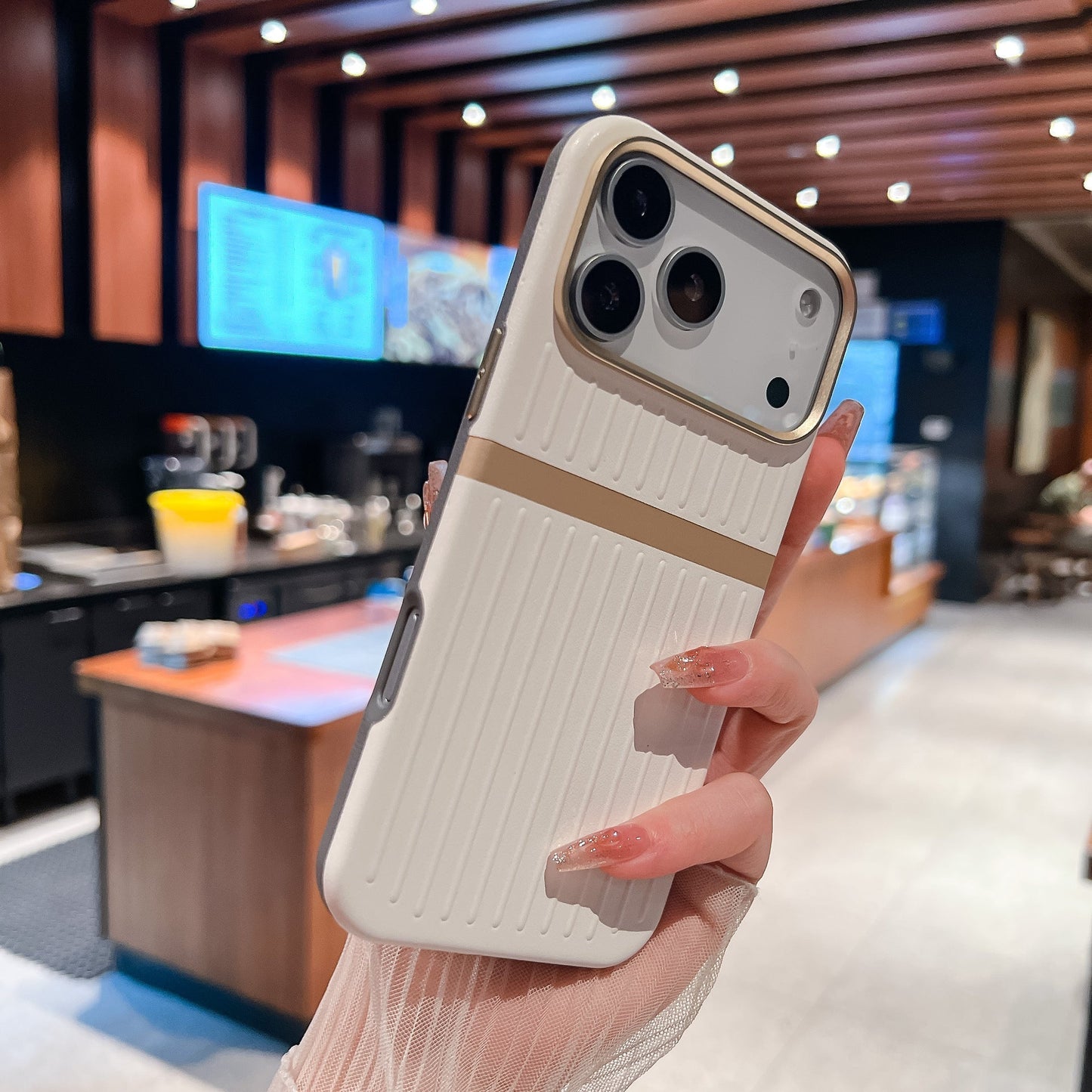 Ridge Band Stripe Hybrid Case