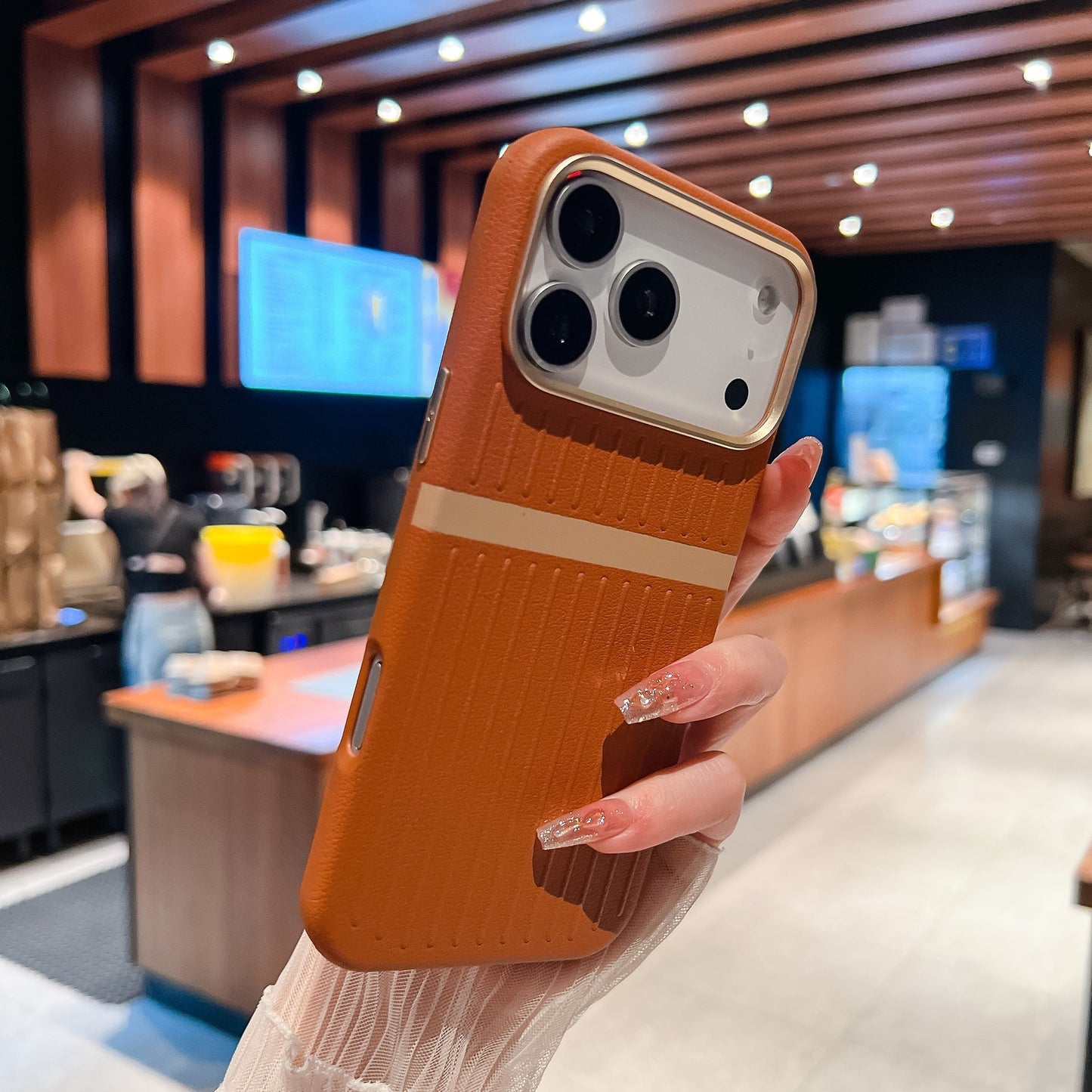 Ridge Band Stripe Hybrid Case