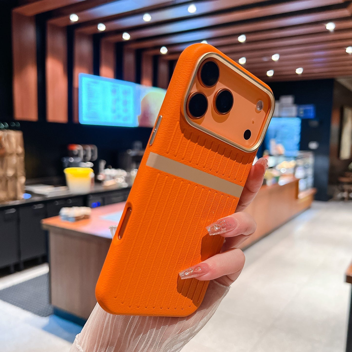 Ridge Band Stripe Hybrid Case