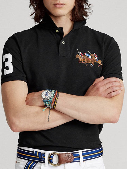 POLO RALPH LAUREN Prismatic Onyx Whisper Classic Fit Short Sleeve Polo Shirt