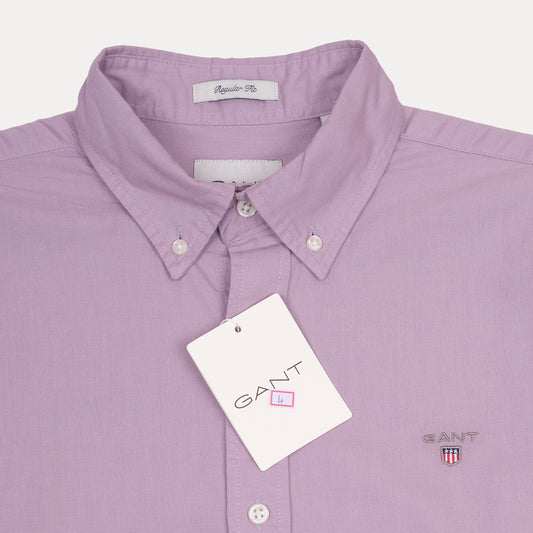 GANT Effortlessly Elegant Lavender Button-Up Shirt