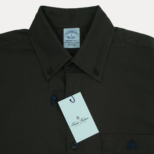 BROOKS BROTHERS Enchanted Fern Tailored Fit Long Sleeve Shirt
