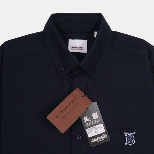 Burberry Classic Fit Black Button-Up Shirt