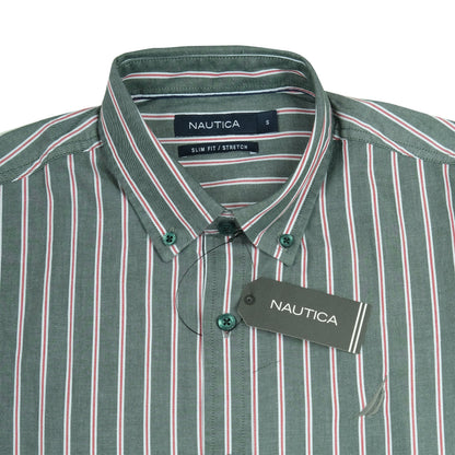 NAUTICA Radiant Teal Slim Fit Short Sleeve Shirt