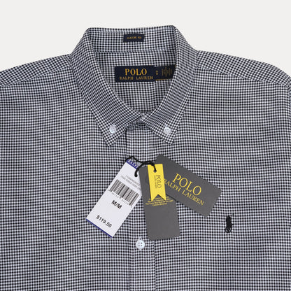 Polo Ralph Lauren Classic Fit Gingham Shirt in Charcoal Check