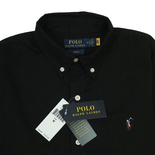 POLO RALPH LAUREN Classic Fit Black Button-Down Shirt