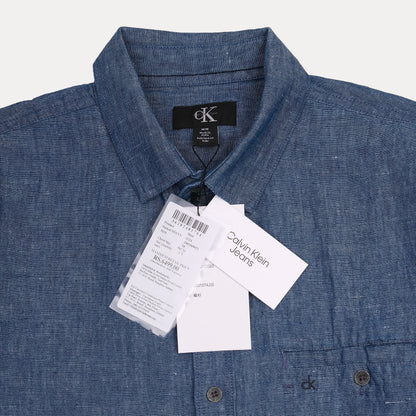 Calvin Klein Effortlessly Chic Chambray Button-Up Shirt