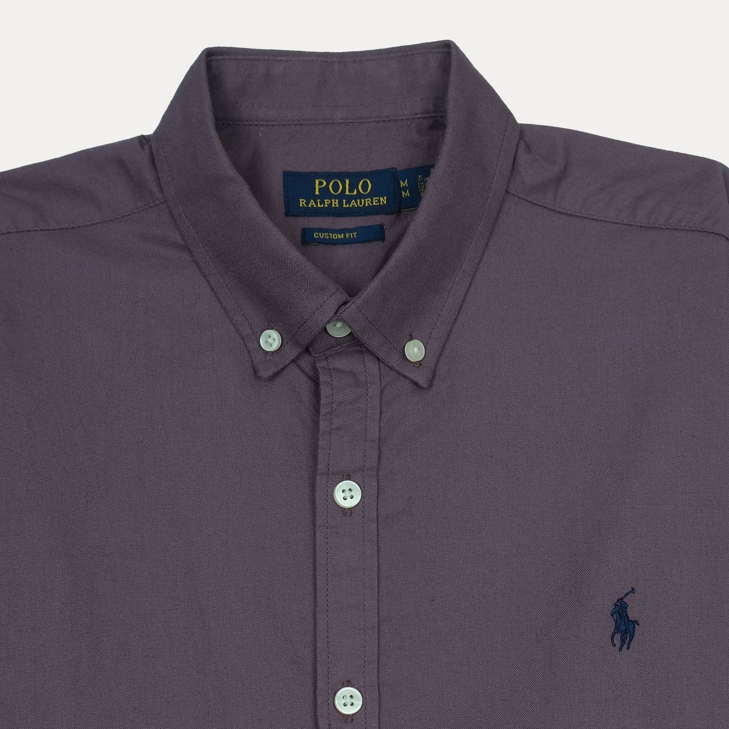 Polo Ralph Lauren Custom Fit Long Sleeve Button-Down Shirt in Deep Purple