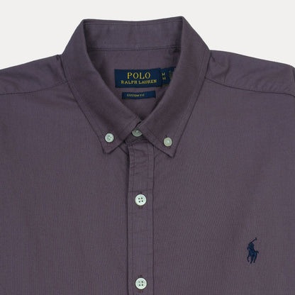Polo Ralph Lauren Custom Fit Long Sleeve Button-Down Shirt in Deep Purple
