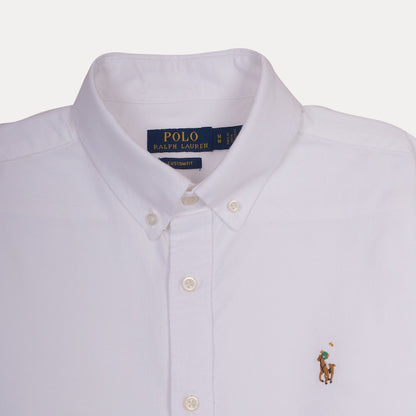 POLO RALPH LAUREN Classic Fit White Button-Down Shirt