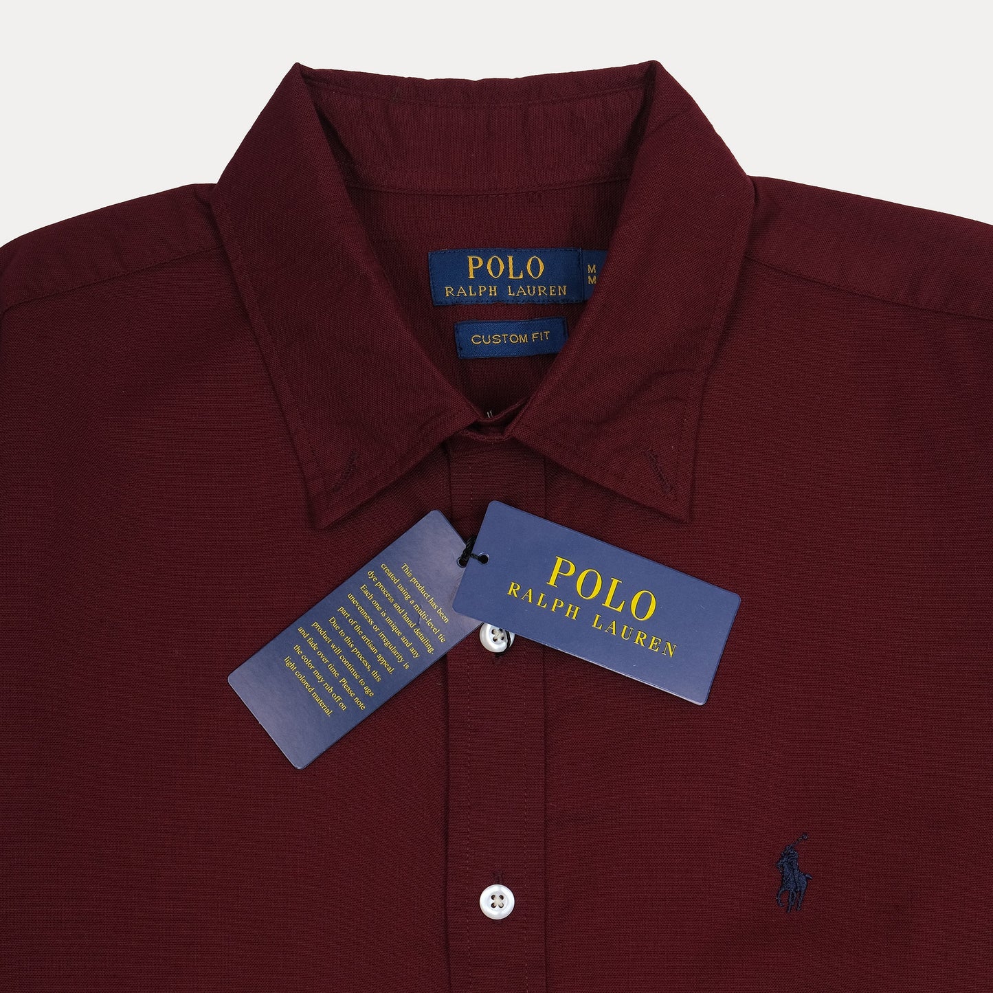 Polo Ralph Lauren Custom Fit Shirt in Rich Merlot