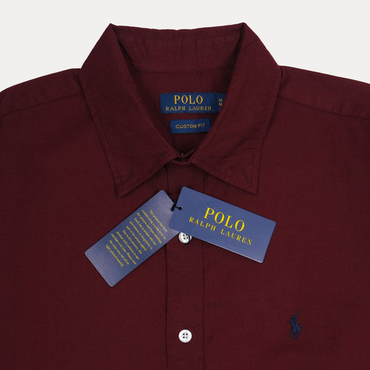 Polo Ralph Lauren Custom Fit Shirt in Rich Merlot