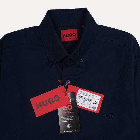 HUGO BOSS Deep Ocean Classic Fit Long Sleeve Shirt