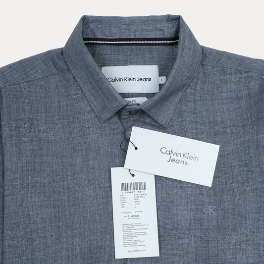 Calvin Klein Jeans Men's Casual Chambray Shirt