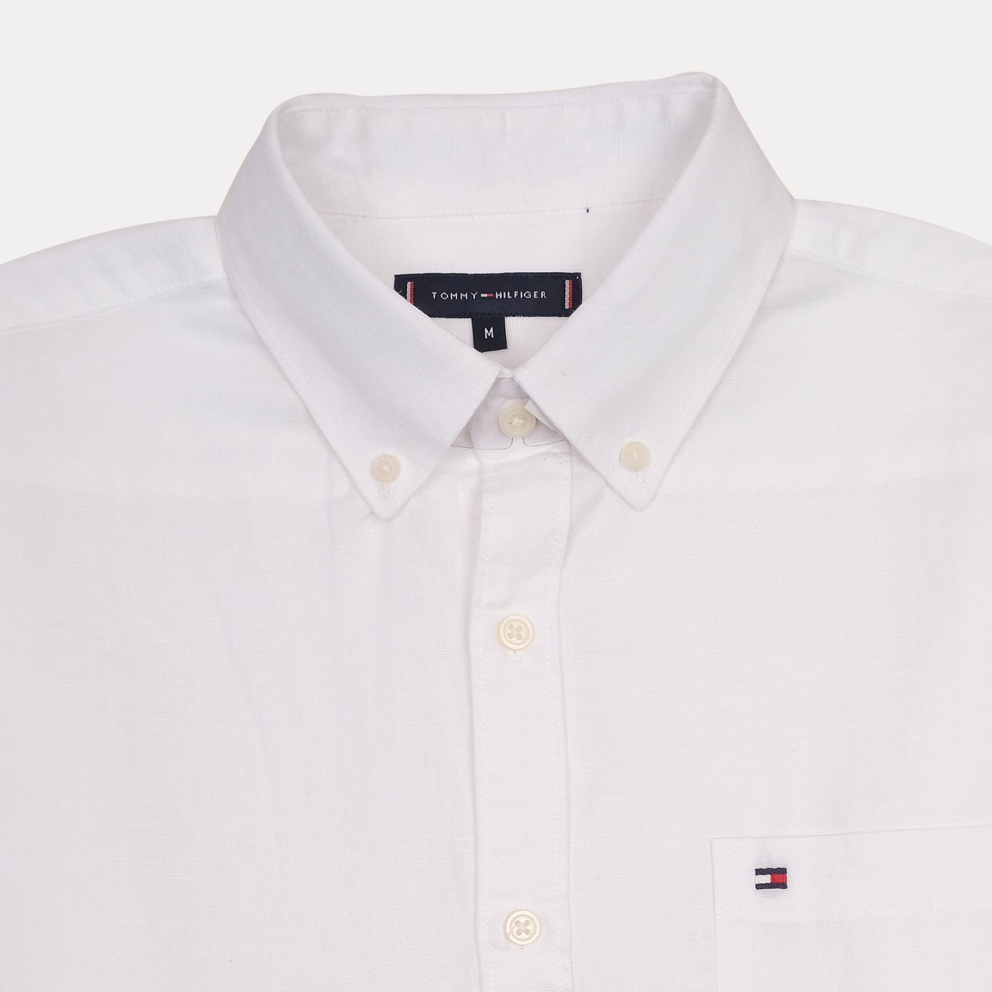 Tommy Hilfiger Classic White Button-Down Shirt