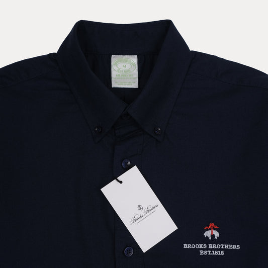 BROOKS BROTHERS Midnight Sapphire Classic Fit Long Sleeve Button-Down Shirt