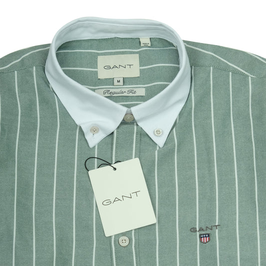 GANT Prismatic Sage Regular Fit Long Sleeve Shirt