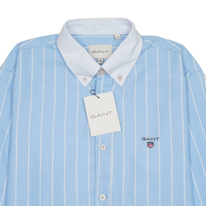 GANT Nebulous Teal Classic Fit Long Sleeve Button-Up Shirt