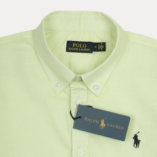 RALPH LAUREN Polo Ralph Lauren SLIM FIT Button-Down Shirt in Light Green