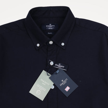 HACKETT Elegant Midnight Blue Slim Fit Shirt