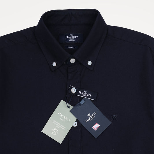 HACKETT Elegant Midnight Blue Slim Fit Shirt