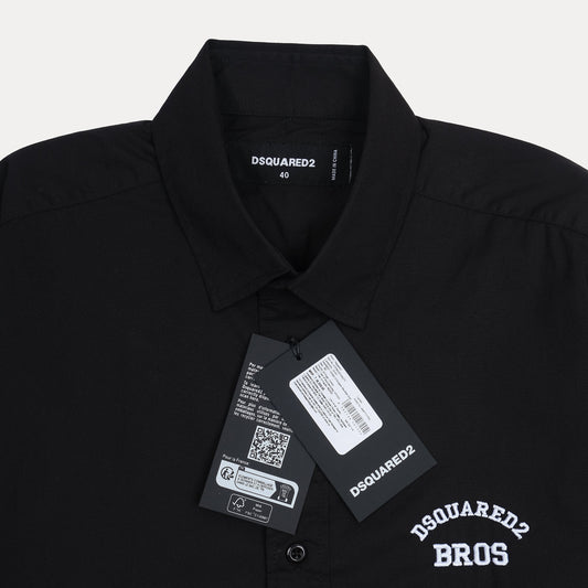 DSQUARED2 Radiant Onyx Whisper Classic Fit Long Sleeve Shirt