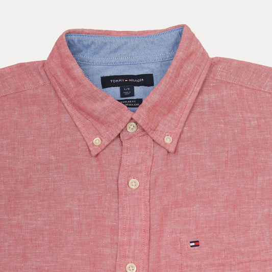 Tommy Hilfiger Breezy Coral Button-Up Shirt