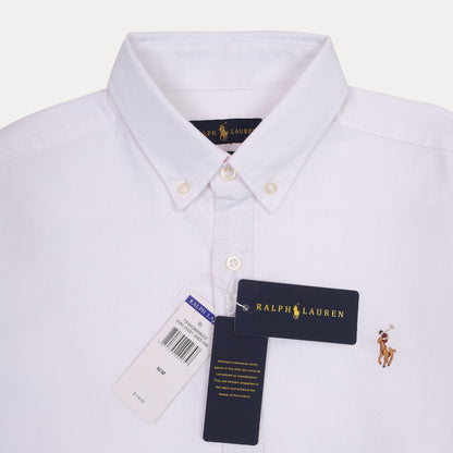 RALPH LAUREN Pristine Pearl Classic Fit Long Sleeve Shirt