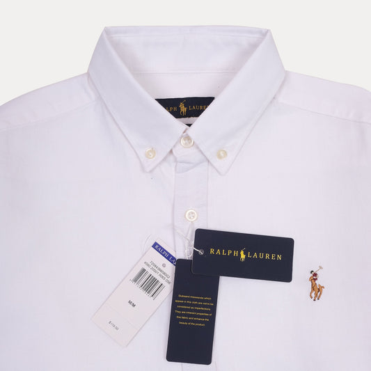 RALPH LAUREN Pristine Pearl Classic Fit Long Sleeve Shirt