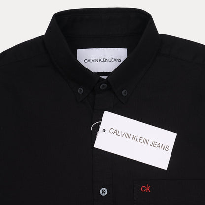 Calvin Klein Jeans Classic Black Button-Up Shirt