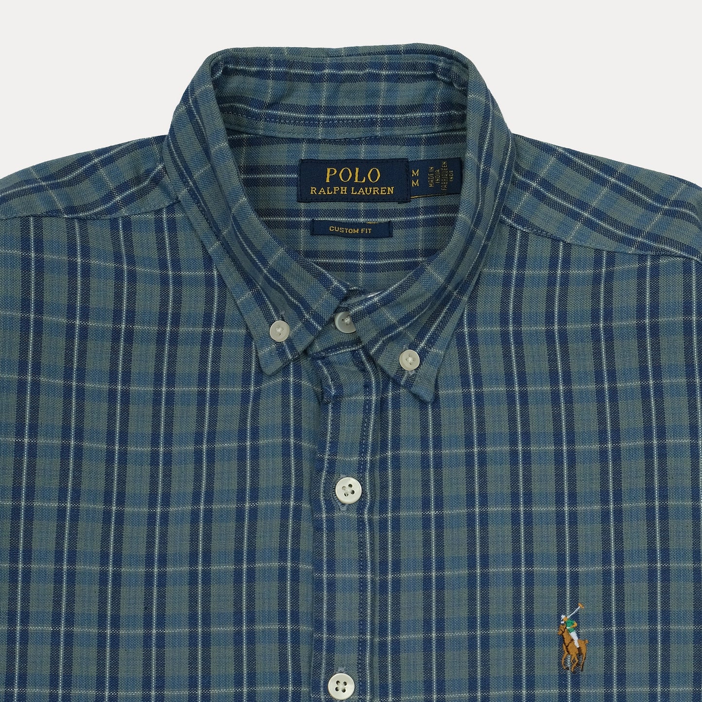 Polo Ralph Lauren Custom Fit Plaid Button-Down Shirt