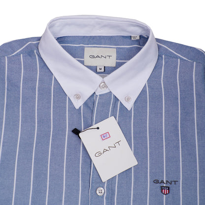 GANT Opulent Teal Tailored Fit Long Sleeve Button-Up Shirt