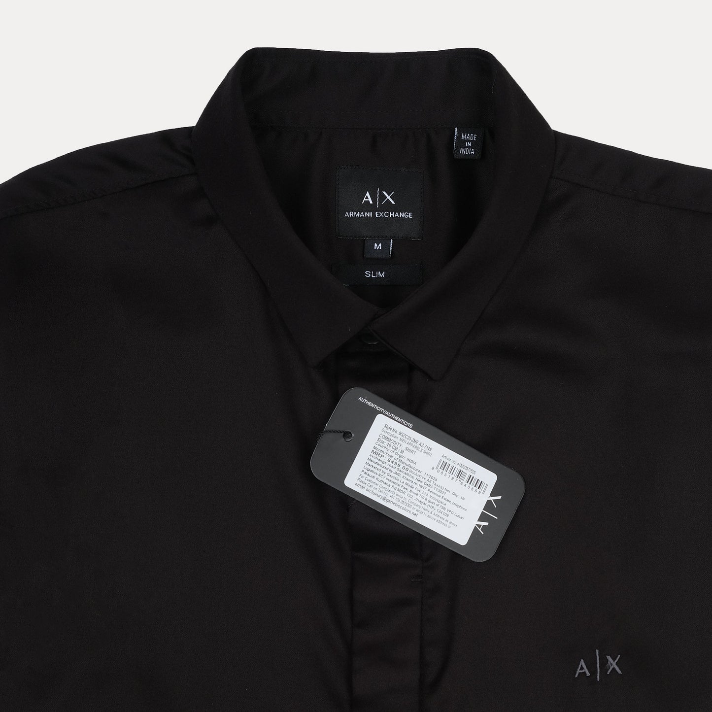 A|X Classic Black Long Sleeve Shirt