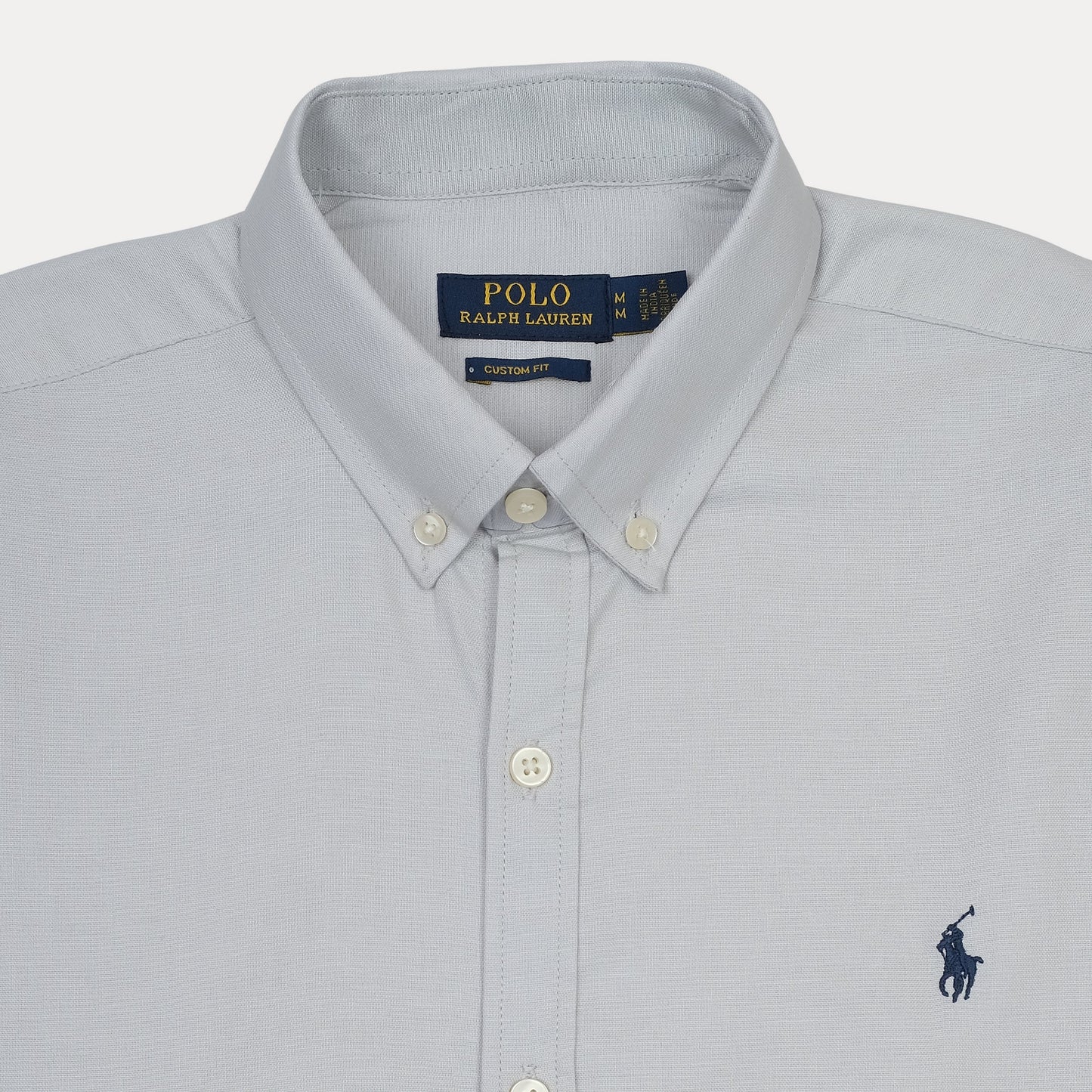 Polo Ralph Lauren Custom Fit Button-Down Shirt in Light Blue