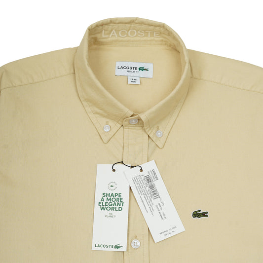Lacoste Elegant Sandstone Button-Up Shirt