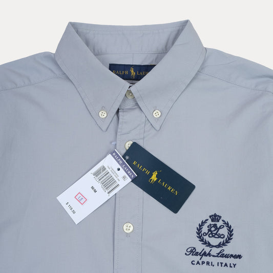 Ralph Lauren Classic Fit Button-Down Shirt in Light Blue