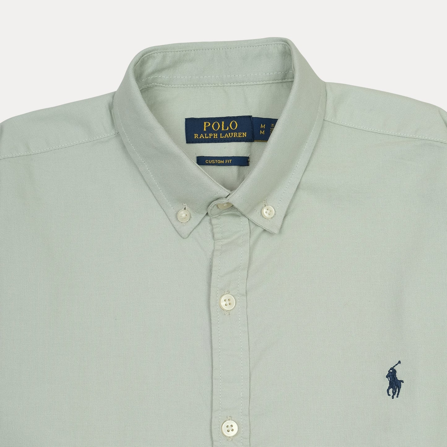Polo Ralph Lauren Custom Fit Button-Down Shirt in Soft Green