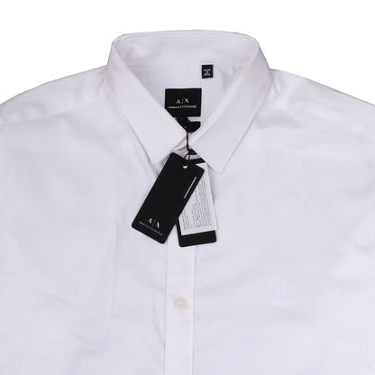 Armani Exchange Crisp Cotton Classic White Shirt