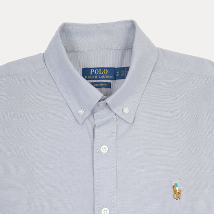 Polo Ralph Lauren Custom Fit Button-Down Shirt in Light Blue