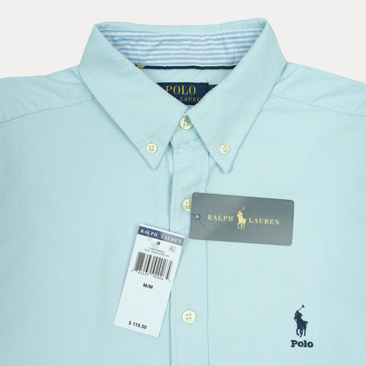 POLO RALPH LAUREN Serene Aqua Classic Fit Long Sleeve Button-Down Shirt