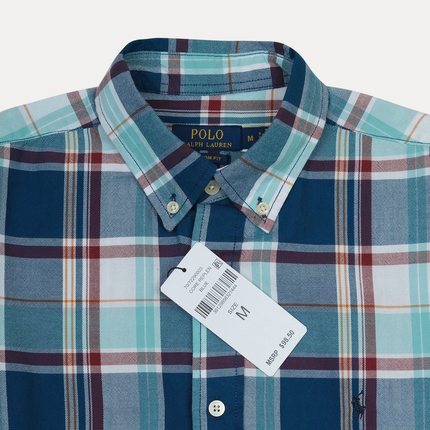 Polo Ralph Lauren Breezy Blue Plaid Button-Up Shirt