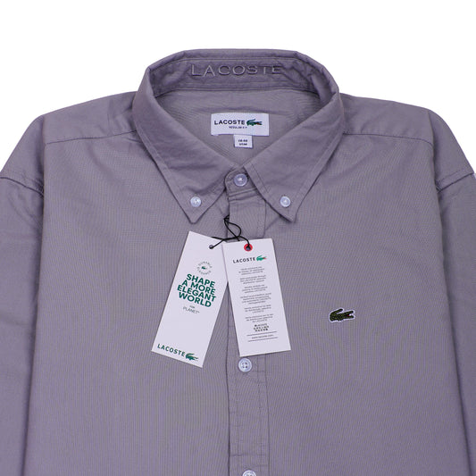 Lacoste Elegant Slate Button-Up Shirt