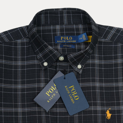 Polo Ralph Lauren Custom Fit Plaid Shirt in Midnight Check