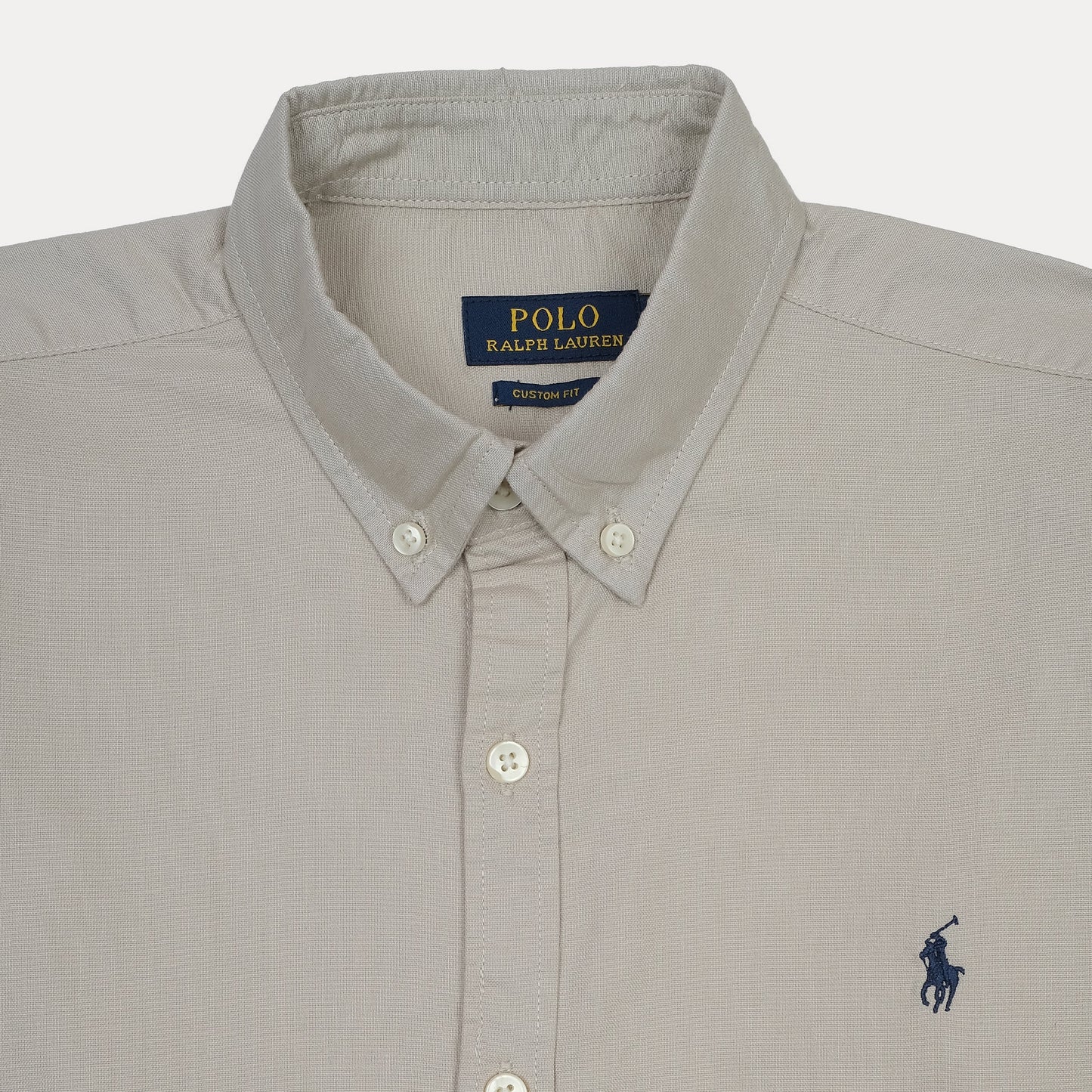 Polo Ralph Lauren Classic Fit Button-Down Shirt in Light Beige