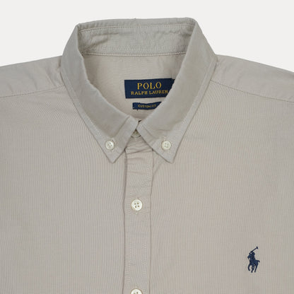 Polo Ralph Lauren Classic Fit Button-Down Shirt in Light Beige