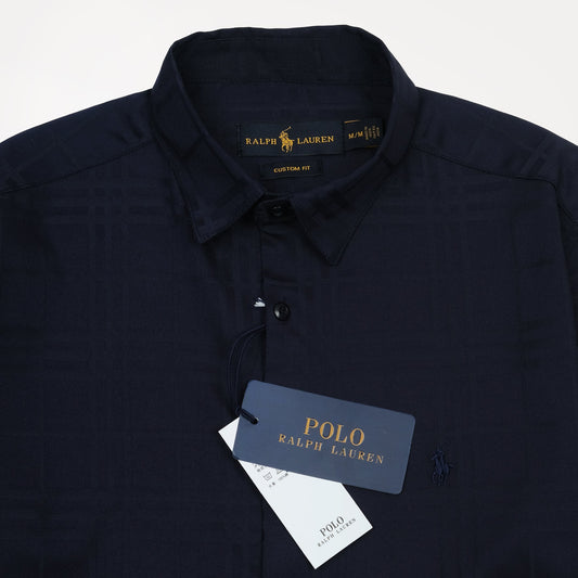 Ralph Lauren Elegant Midnight Plaid Button-Up Shirt