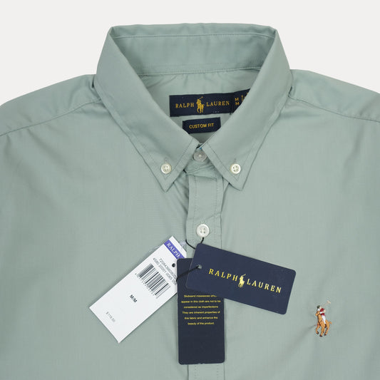 RALPH LAUREN Astral Jade Custom Fit Long Sleeve Shirt