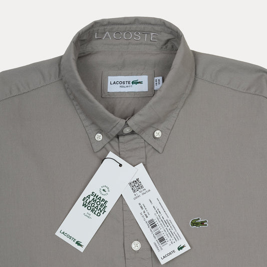Lacoste Elegant Slate Button-Up Shirt